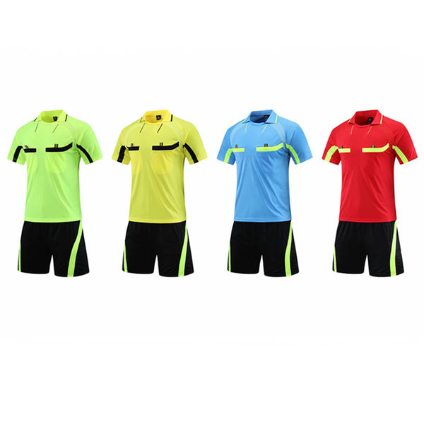 Soccer Referee Jersey Referee Jersey Short Sleeve Training Suit Sportswear Set Multi-color Optional