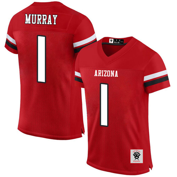 Kopkoc  Arizona Red 1 Murray Football Stitched Jerseys