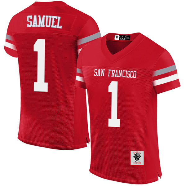 Kopkoc San Francisco Red 1 Samuel Football Stitched Jerseys