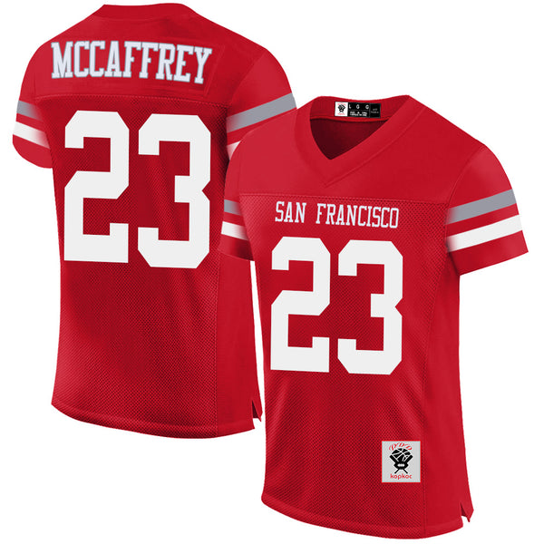 Kopkoc San Francisco Red 23 McCaffrey  Football Stitched Jerseys