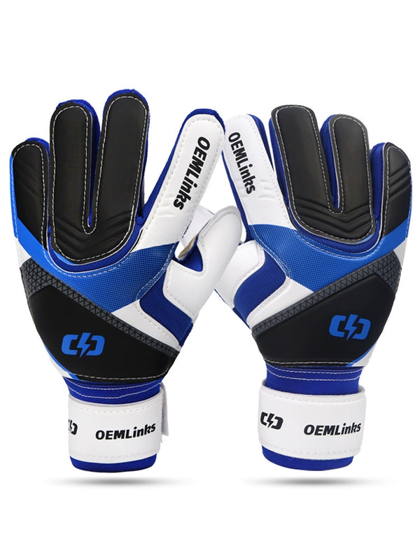 Football Goalkeeper Gloves Latex Professional With Finger Guards Goalkeeper Gloves Teen Club Anti-Slip Wear-Resistant Protective Gear