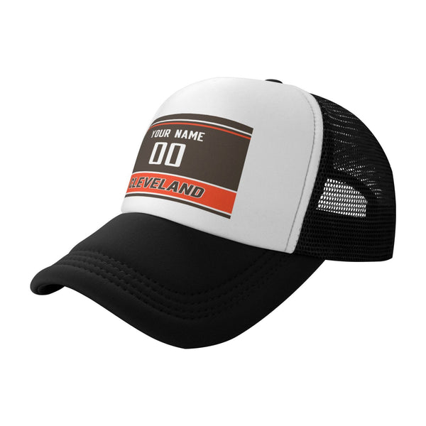 Gorra de béisbol de malla KOPKOC Cleveland con nombre y número personalizados para regalos de adultos
