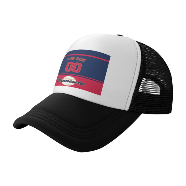 Gorra de béisbol de malla KOPKOC Minnesota con nombre y número personalizados para regalos de adultos