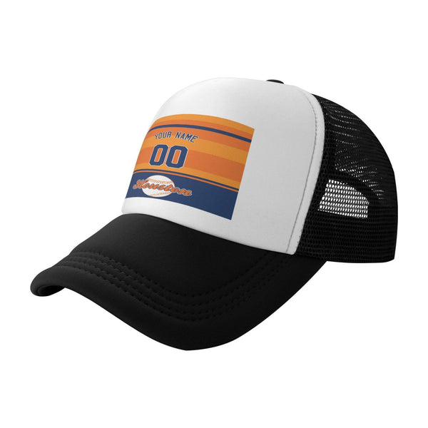 Gorra de béisbol de malla KOPKOC Houston con nombre y número personalizados para regalos de adultos