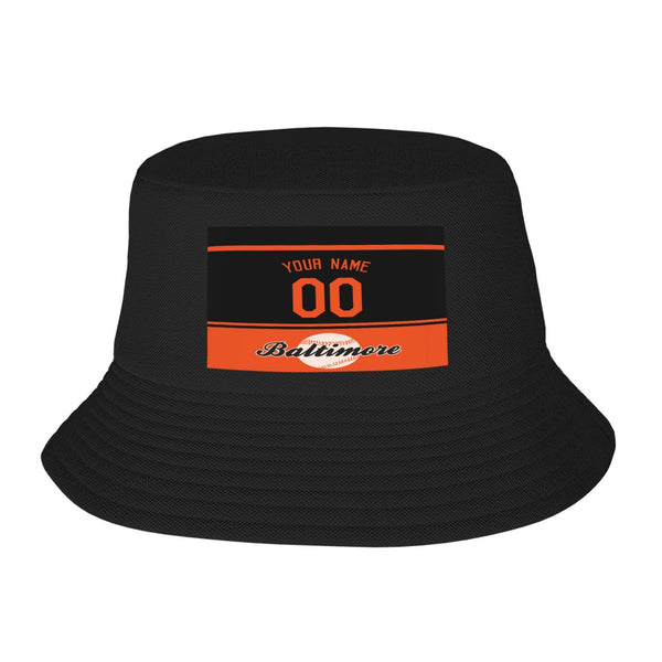 Sombrero de pescador de doble capa KOPKOC Baltimore, personalizado con nombre y número para regalo de adulto