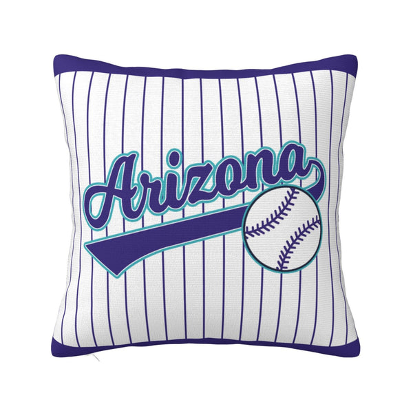 Funda de almohada de peluche KOPKOC Arizona con nombre y número personalizados para regalar
