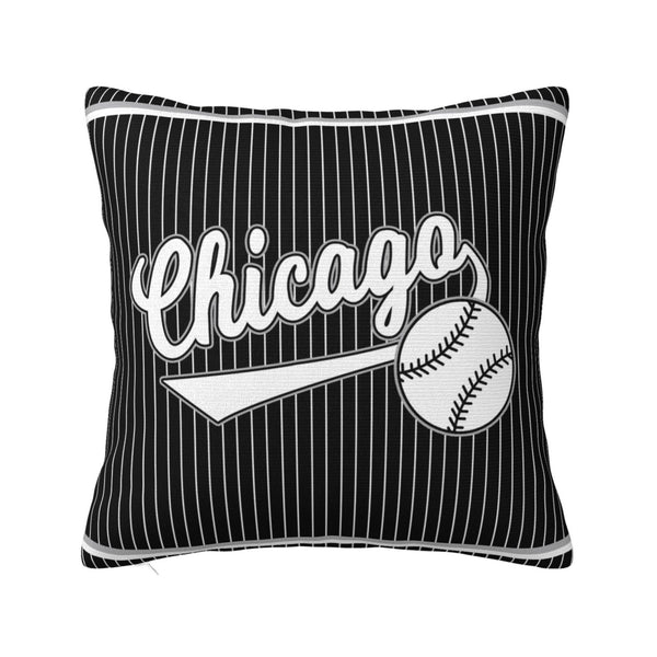 Funda de almohada de peluche KOPKOC Chicago con nombre y número personalizados para regalar