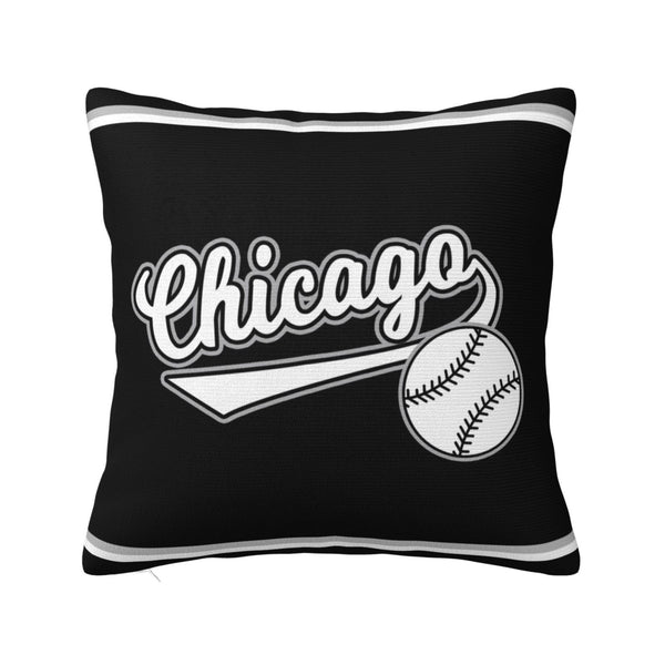 Funda de almohada de peluche KOPKOC Chicago con nombre y número personalizados para regalar