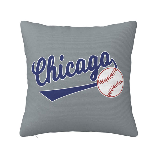 Funda de almohada de peluche KOPKOC Chicago con nombre y número personalizados para regalar