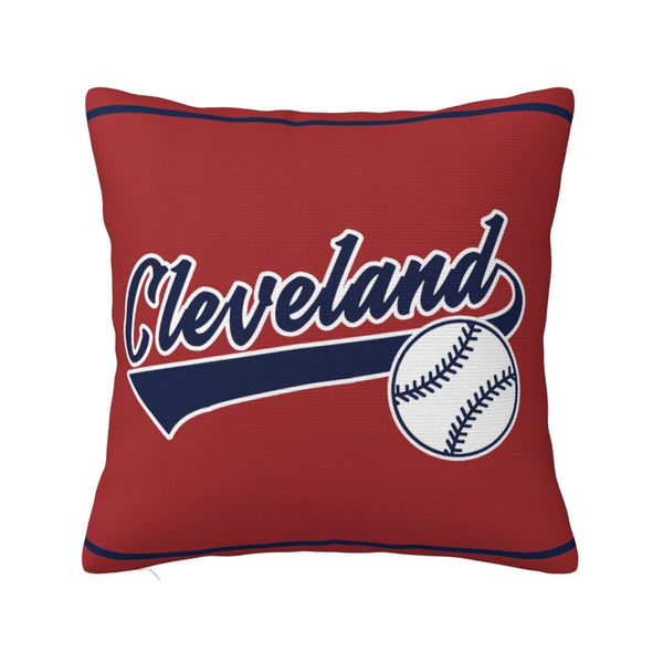 Funda de almohada de peluche KOPKOC Cleveland con nombre y número personalizados para regalar