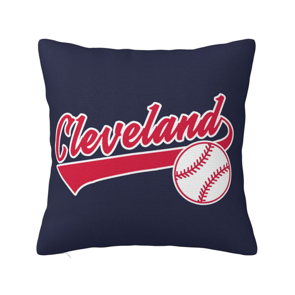 Funda de almohada de peluche KOPKOC Cleveland con nombre y número personalizados para regalar