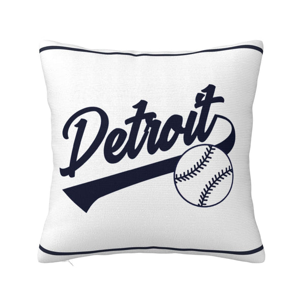 Funda de almohada de peluche KOPKOC Detroit con nombre y número personalizados para regalar