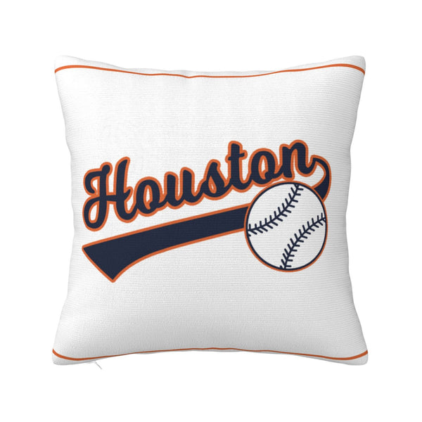 Funda de almohada de peluche KOPKOC Houston con nombre y número personalizados para regalar