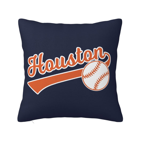 Funda de almohada de peluche KOPKOC Houston con nombre y número personalizados para regalar