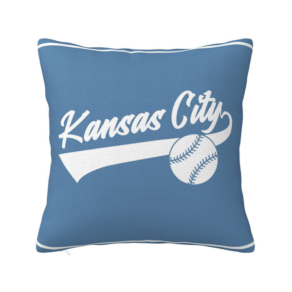 Funda de almohada de peluche KOPKOC Kansas City con nombre y número personalizados para regalar