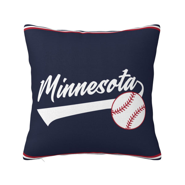 Funda de almohada de peluche KOPKOC Minnesota con nombre y número personalizados para regalar