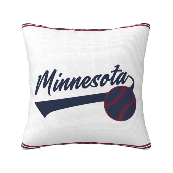 Funda de almohada de peluche KOPKOC Minnesota con nombre y número personalizados para regalar