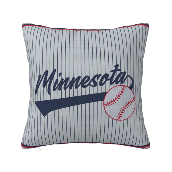 Funda de almohada de peluche KOPKOC Minnesota con nombre y número personalizados para regalar