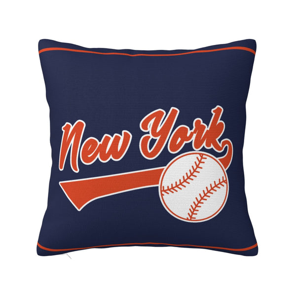 Funda de almohada de peluche KOPKOC New York con nombre y número personalizados para regalar