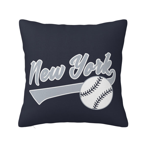 Funda de almohada de peluche KOPKOC New York con nombre y número personalizados para regalar