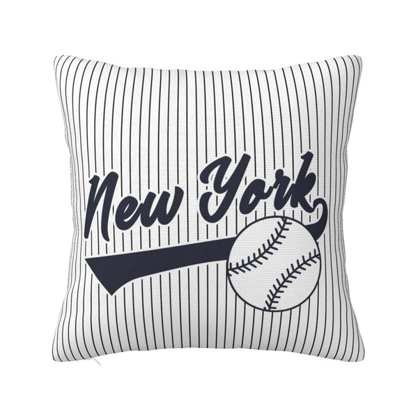 Funda de almohada de peluche KOPKOC New York con nombre y número personalizados para regalar