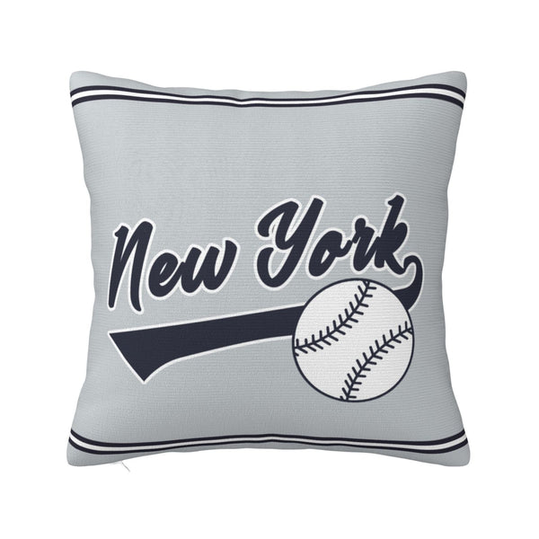 Funda de almohada de peluche KOPKOC New York con nombre y número personalizados para regalar