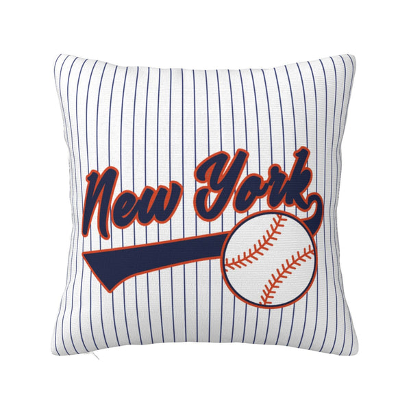 Funda de almohada de peluche KOPKOC New York con nombre y número personalizados para regalar