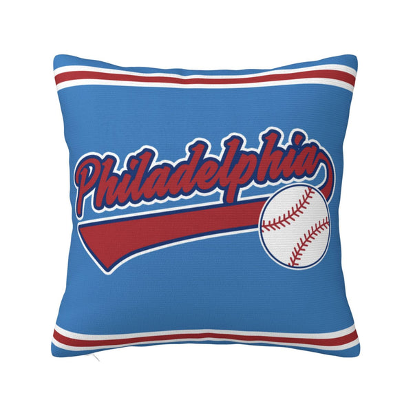 Funda de almohada de peluche KOPKOC Filadelfia con nombre y número personalizados para regalar
