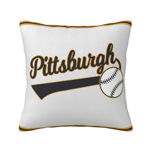Funda de almohada de peluche KOPKOC Pittsburgh con nombre y número personalizados para regalar