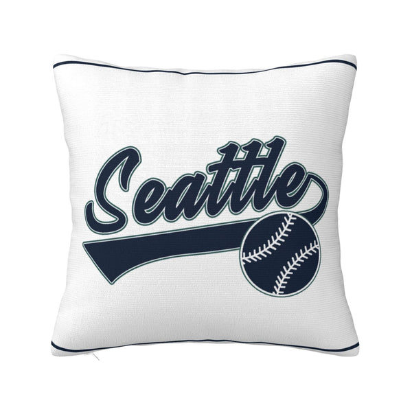 Funda de almohada de peluche KOPKOC Seattle con nombre y número personalizados para regalar