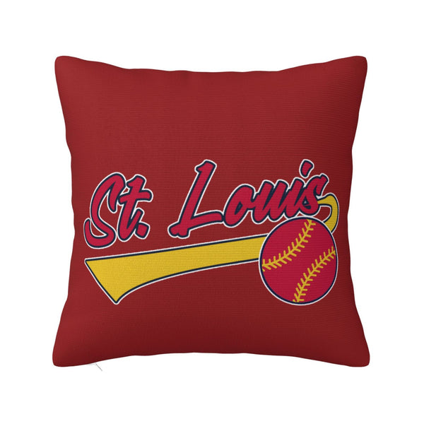 Funda de almohada de peluche KOPKOC St. Louis con nombre y número personalizados para regalar