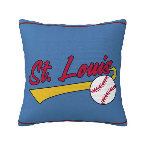 Funda de almohada de peluche KOPKOC St. Louis con nombre y número personalizados para regalar
