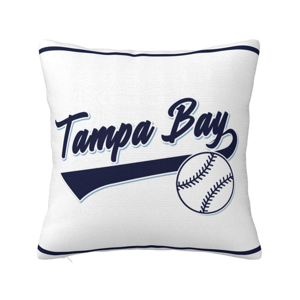 Funda de almohada de peluche KOPKOC Tampa Bay con nombre y número personalizados para regalar