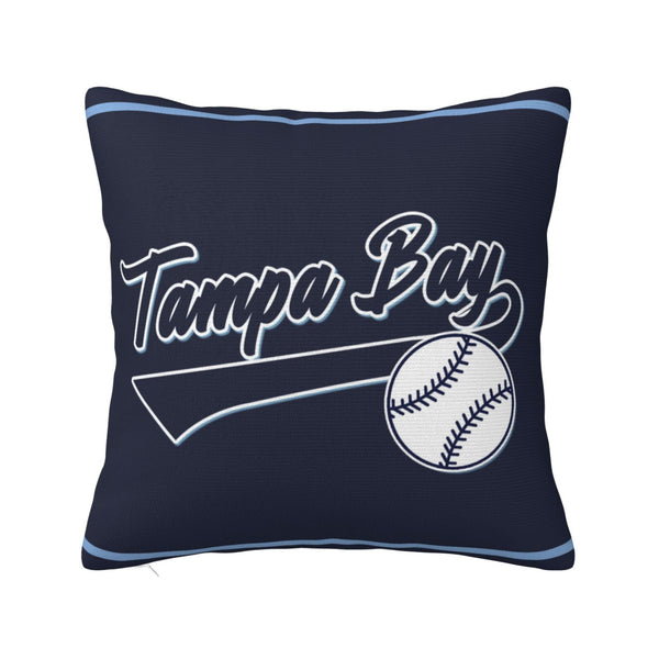 Funda de almohada de peluche KOPKOC Tampa Bay con nombre y número personalizados para regalar