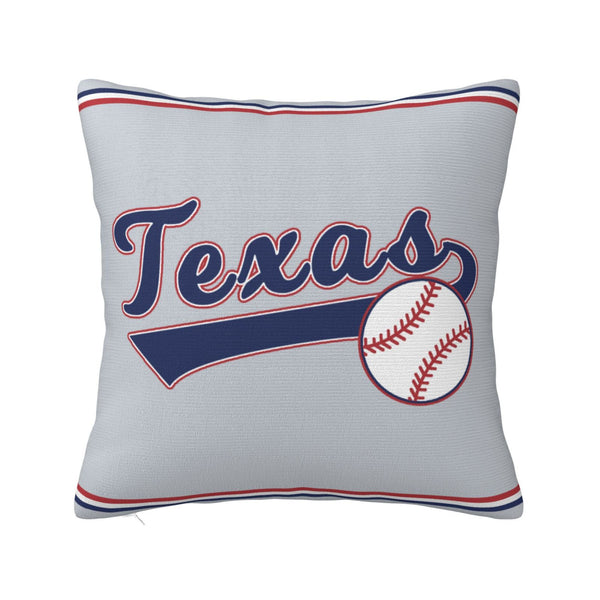 Funda de almohada de peluche KOPKOC Texas con nombre y número personalizados para regalar