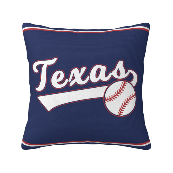 Funda de almohada de peluche KOPKOC Texas con nombre y número personalizados para regalar