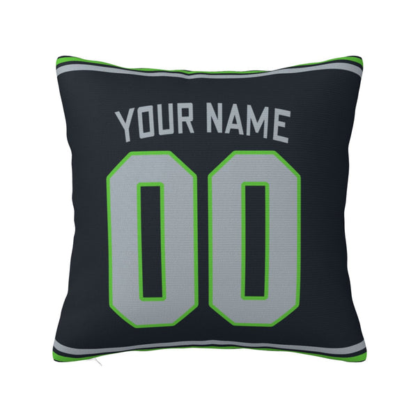 Funda de almohada de peluche KOPKOC Seattle con nombre y número personalizados para regalar