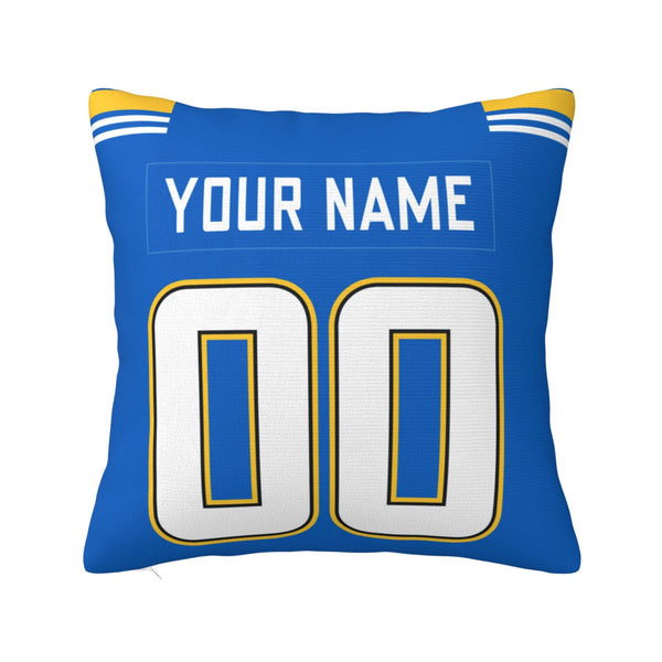 Funda de almohada de peluche KOPKOC Los Ángeles C, personalizada con nombre y número para regalar