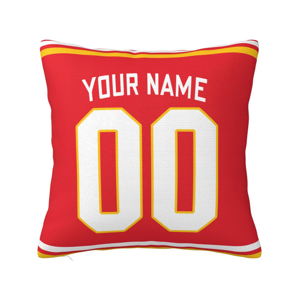 Funda de almohada de peluche KOPKOC Kansas City con nombre y número personalizados para regalar
