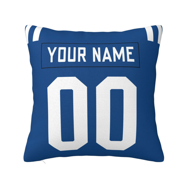 Funda de almohada de peluche KOPKOC de Indianápolis con nombre y número personalizados para regalar