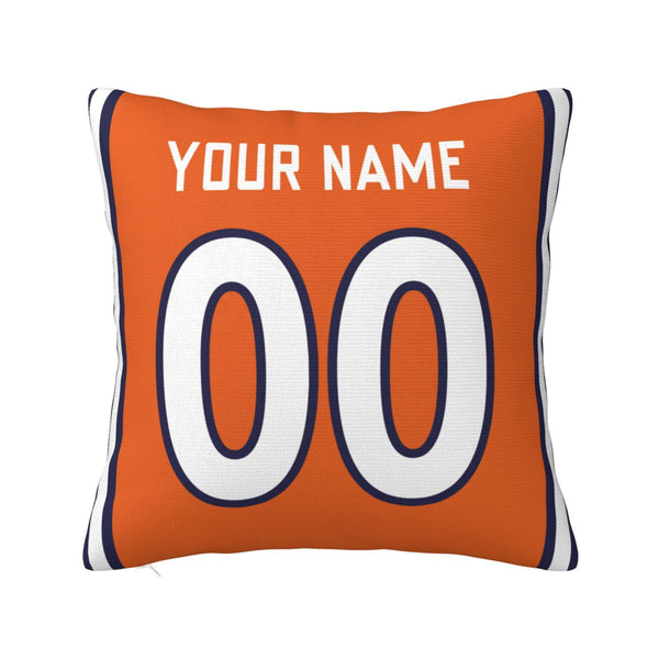 Funda de almohada de peluche KOPKOC Denver con nombre y número personalizados para regalar