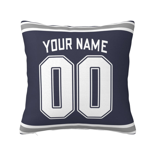 Funda de almohada de peluche KOPKOC Dallas con nombre y número personalizados para regalar
