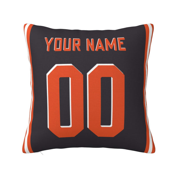 Funda de almohada de peluche KOPKOC Cleveland con nombre y número personalizados para regalar