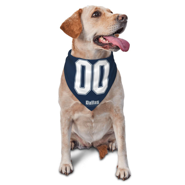 Bufanda triangular para mascota KOPKOC Dallas con nombre personalizado y número para regalos