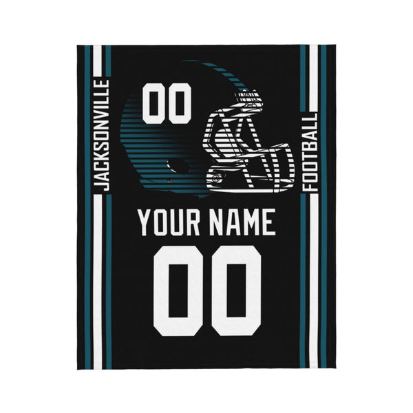 Regalos KOPKOC Jacksonville para hombres, mujeres y jóvenes. Manta personalizada con nombre y número.