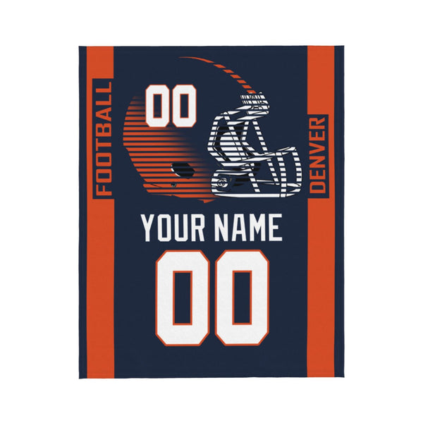 Regalos KOPKOC Denver para hombres, mujeres y jóvenes. Manta personalizada con nombre y número.