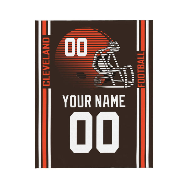 Regalos KOPKOC Cleveland para hombres, mujeres y jóvenes. Manta personalizada con nombre y número.