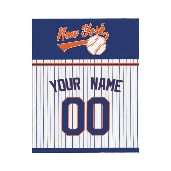 Manta de béisbol KOPKOC New York M con nombre y número personalizados para regalar