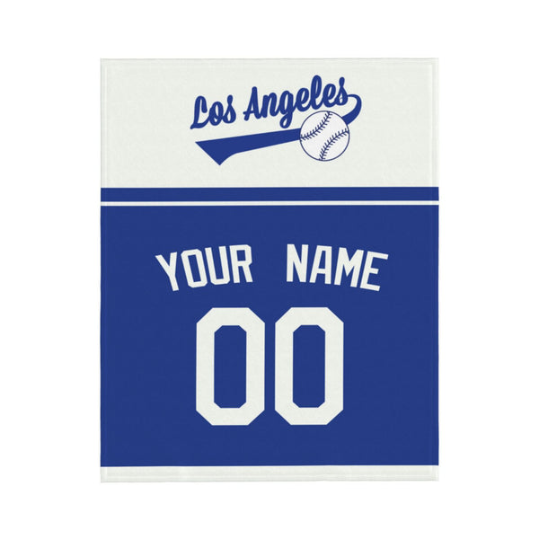 Manta de béisbol KOPKOC Los Ángeles D personalizada con nombre y número para regalo