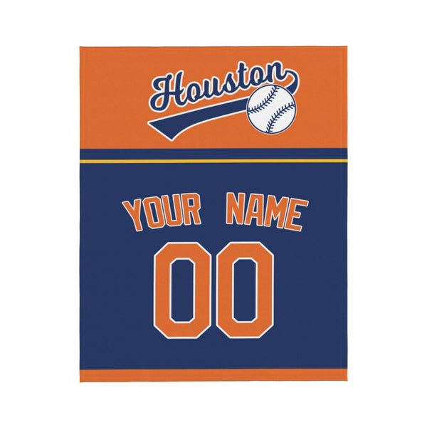 Manta de béisbol KOPKOC Houston con nombre y número personalizados para regalar